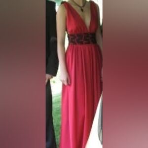 Elegant Strawberry Pink Dress